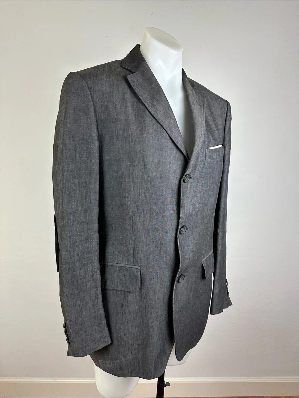 Banana Republic Linen & Elbow Patch Sport Jacket